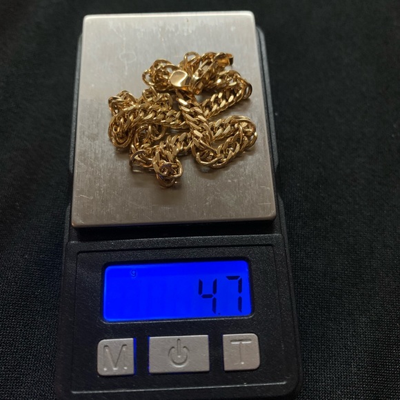 Curb bracelet genuine gold 18K - Picture 5 of 5